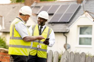 Deep wall insulation installation for zero carbon housing retrofit in England and Wales 
